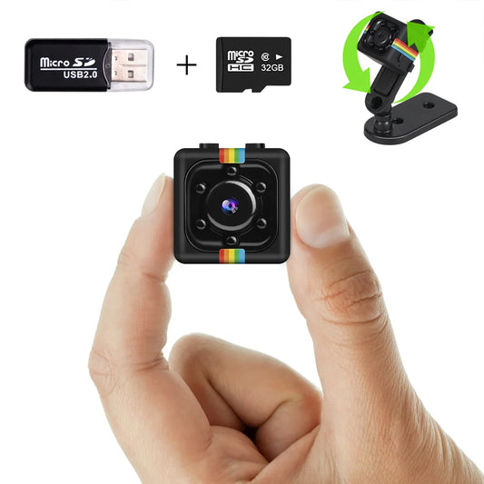 Hidden Mini Spy Camera – 1080P HD, Night Vision, Fits in Your Palm
