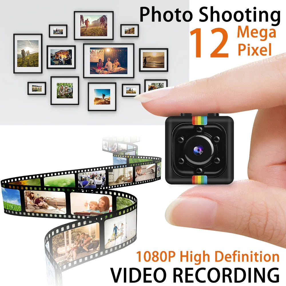 Hidden Mini Spy Camera – 1080P HD, Night Vision, Fits in Your Palm