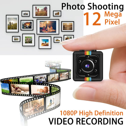 Hidden Mini Spy Camera – 1080P HD, Night Vision, Fits in Your Palm